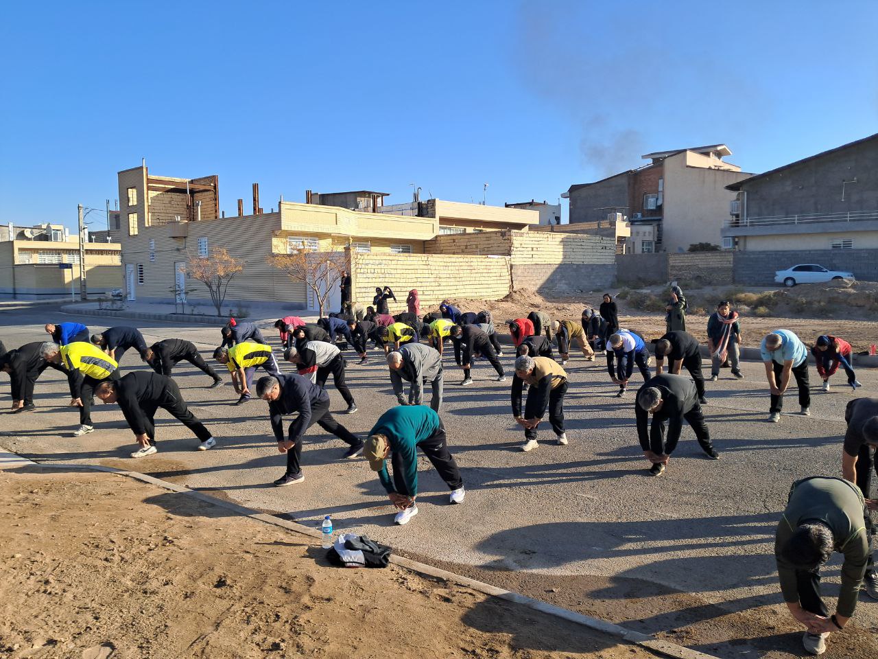 برگزاری ورزش همگانی بخش مسکونی