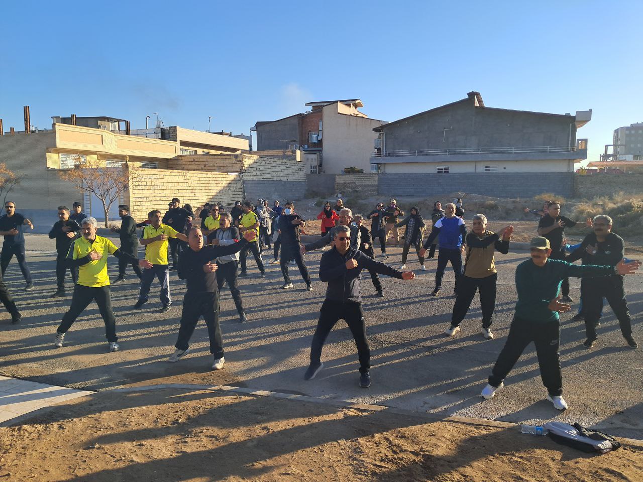 برگزاری ورزش همگانی بخش مسکونی