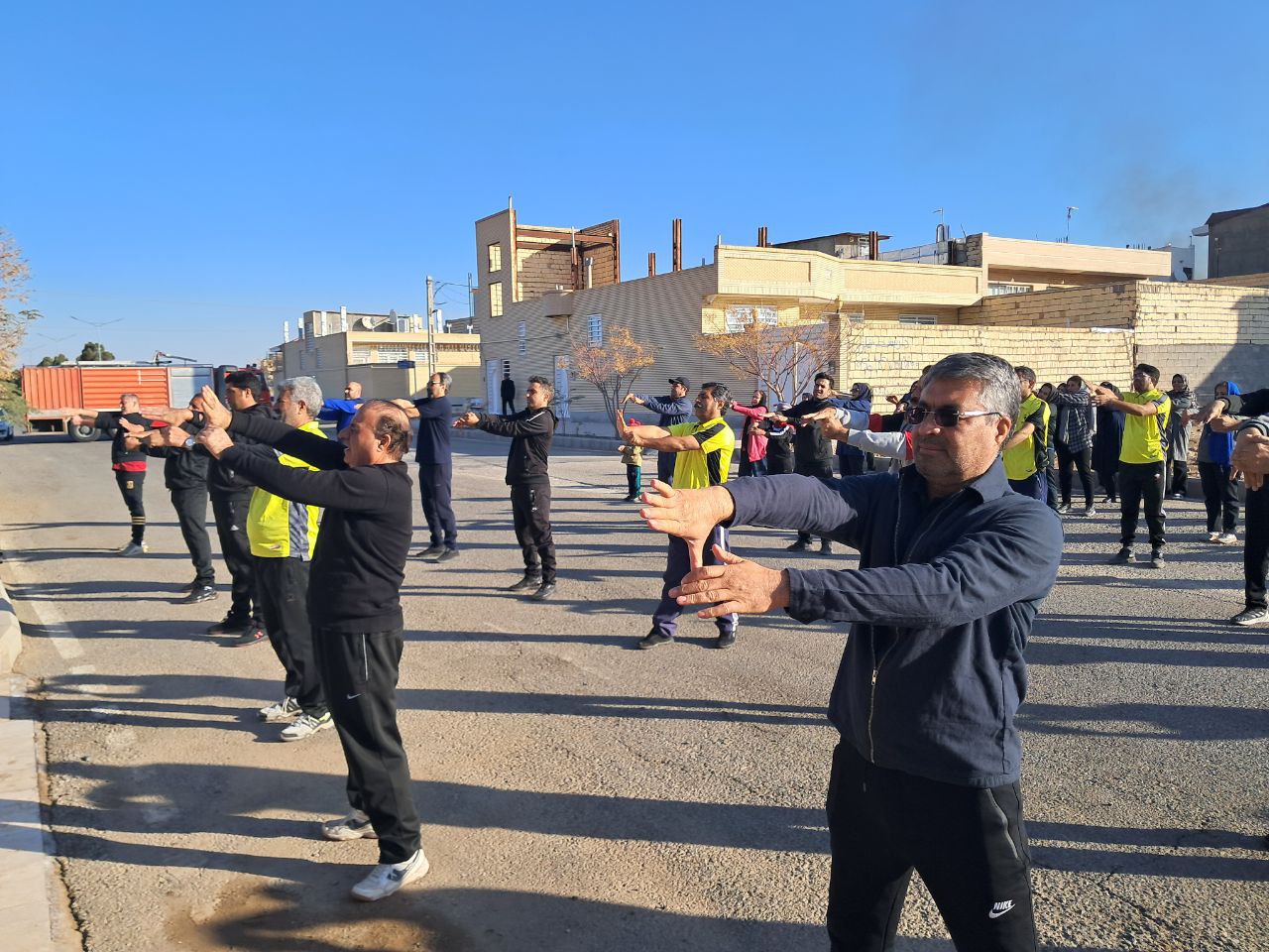 برگزاری ورزش همگانی بخش مسکونی