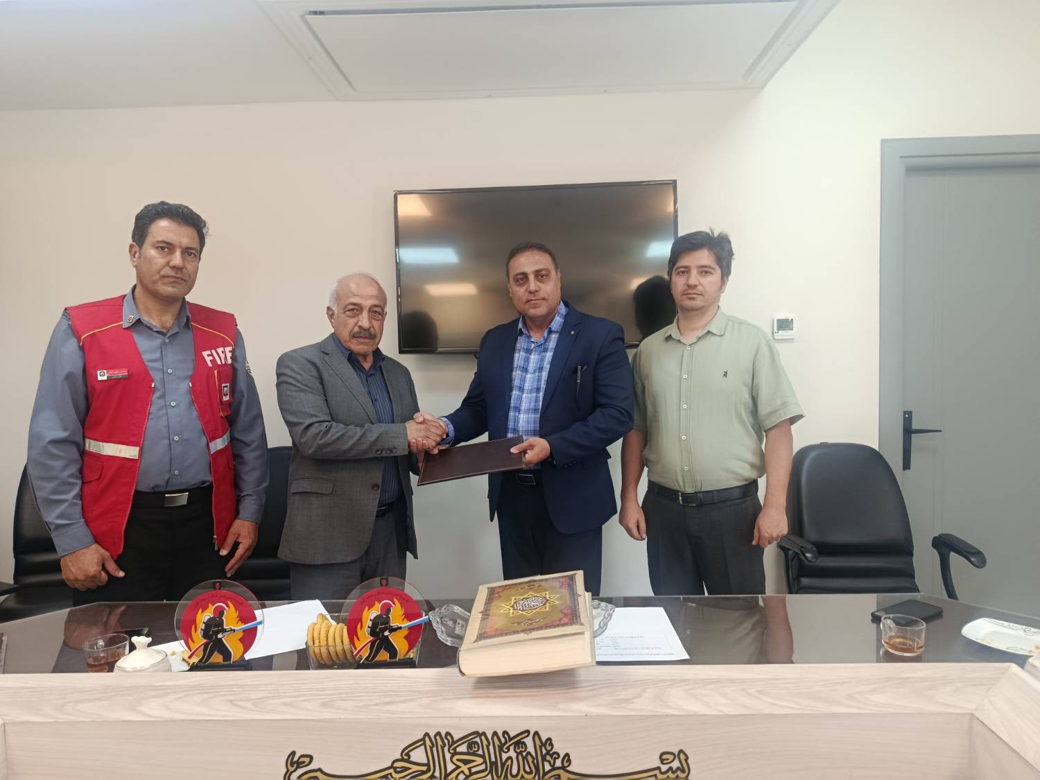 Tribute to the region's firefighters on Firefighters' Day