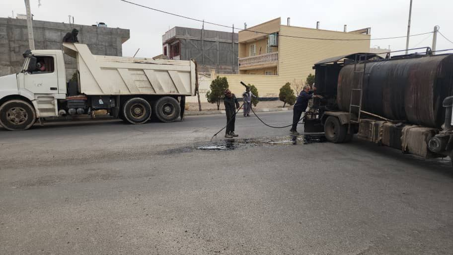 Asphalt repair operations completed