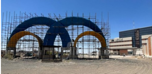 Implementation of the operation to improve and embellish the southern border of the zone.