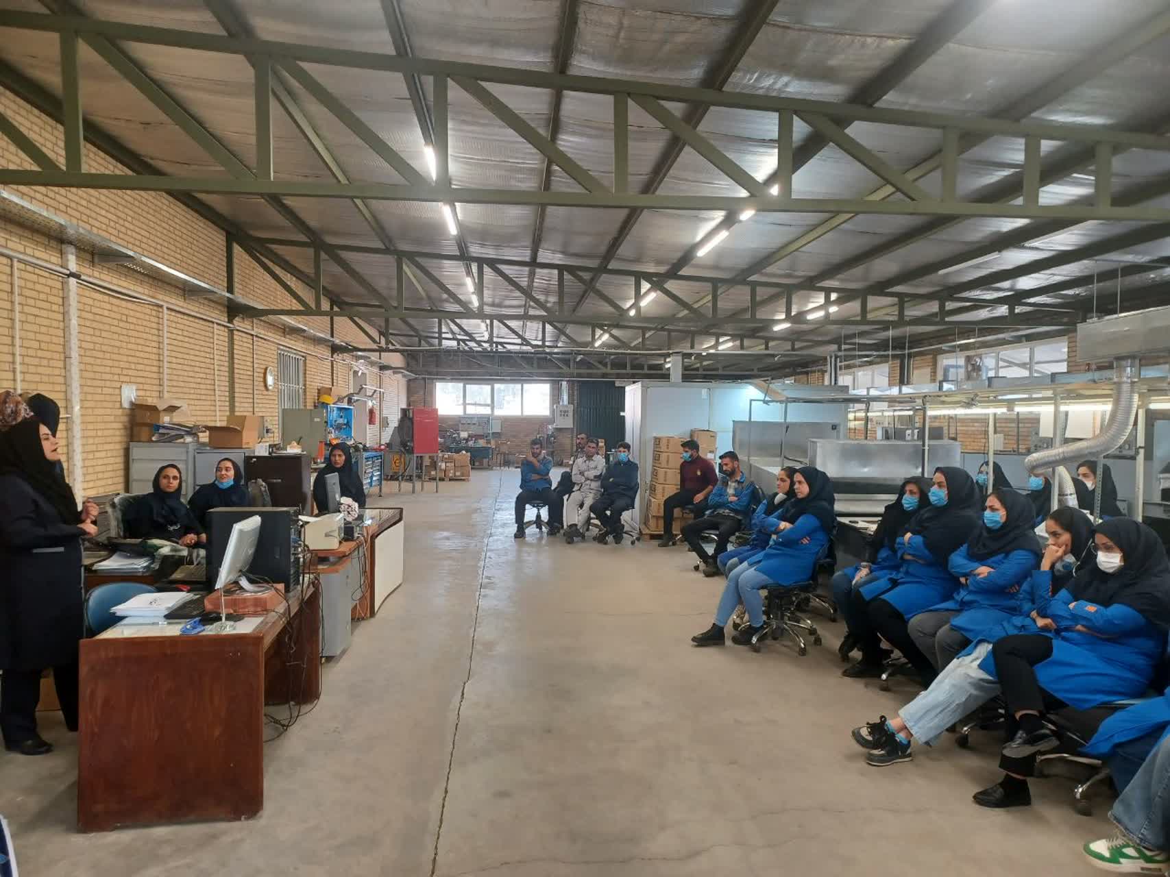 Organization of workshops on the prevention of addictions and lifestyle in factories in the zone