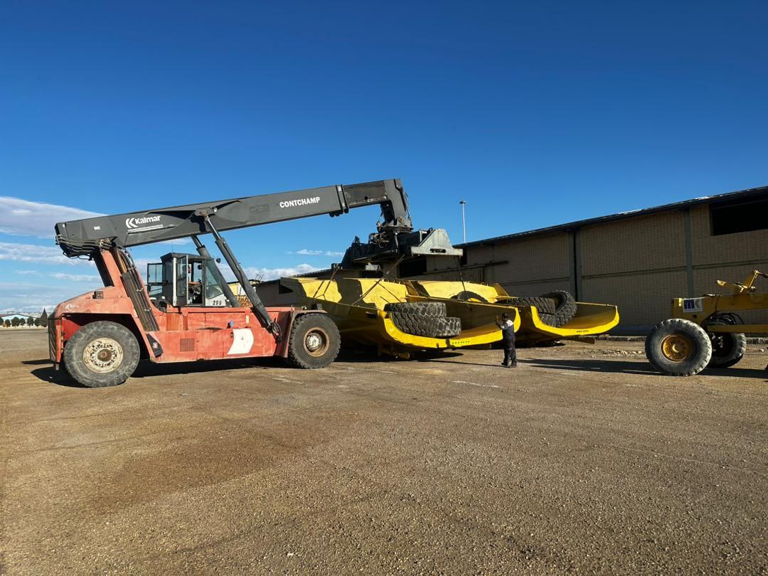 15 dump trucks arrive at regional warehouses