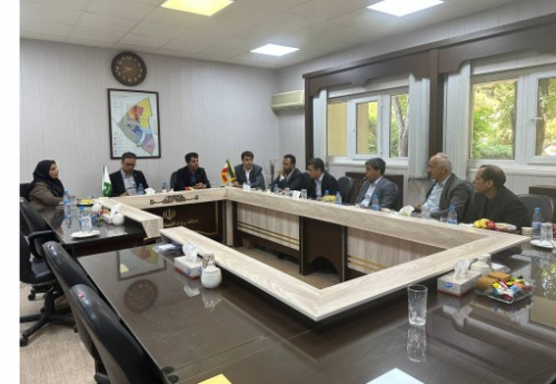 Iranian customs officers visit the zone.